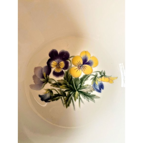 Noritake Gala Cuisine "Conservatory" 8 1/4" Salad Plates Japan (Qty. 4) - Picture 3 of 5